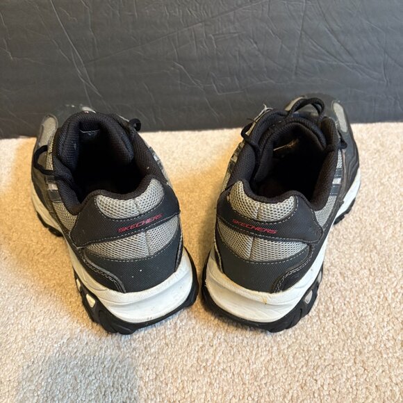 Skechers After Burn Trail Hiking Shoes Men's Size 12 Black Gray 50125 - Picture 4 of 10